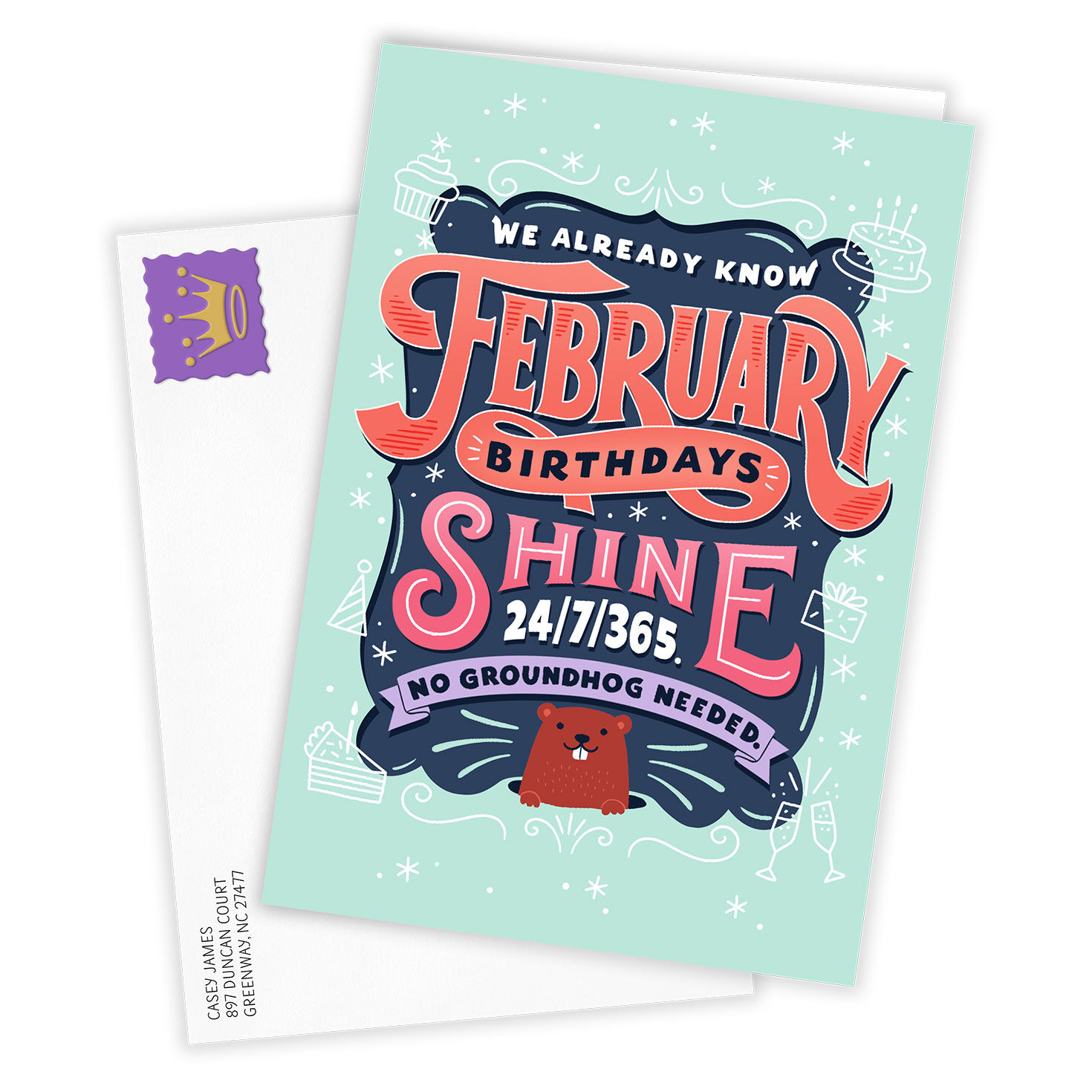 February Shines Custom Birthday Card for only USD 4.99 | Hallmark