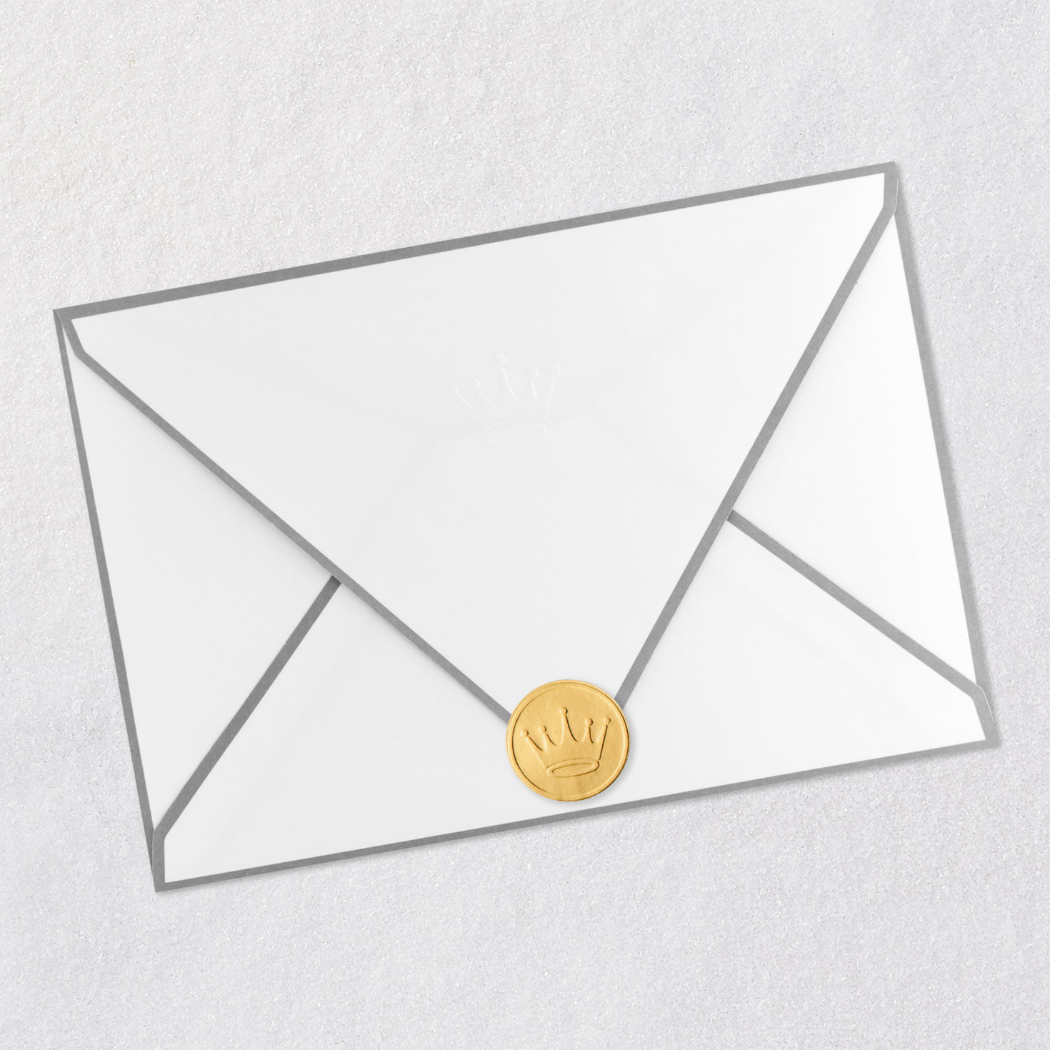 Paper Airplane on Globe Graduation Card Envelope Back with Seal image number 7