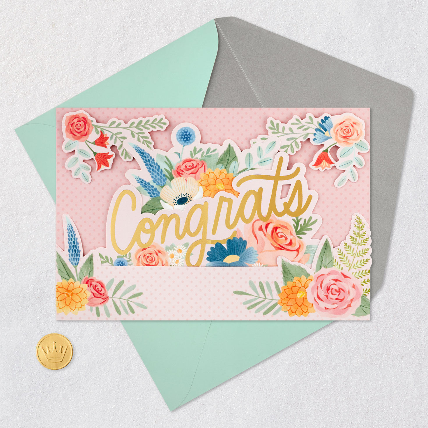 Celebrating Your Love 3D Pop-Up Wedding Card for only USD 6.99 | Hallmark