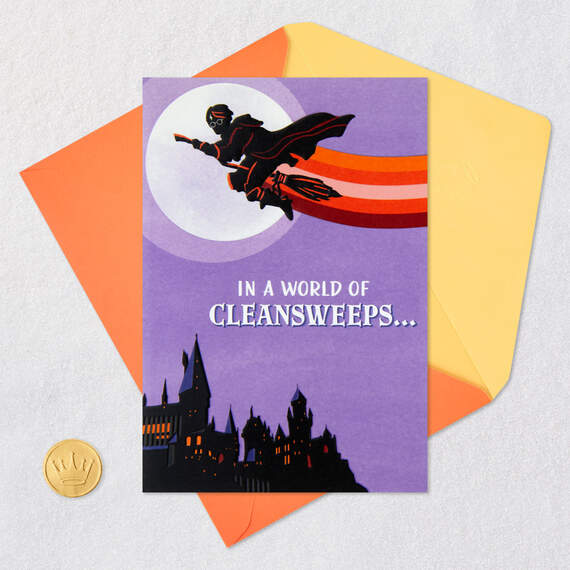 Harry Potter™ You're a Firebolt Halloween Card, , large image number 5