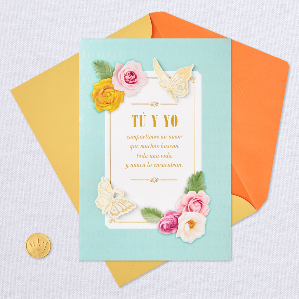 Happy You're a Part of My World Spanish-Language Love Card - Greeting Cards - Hallmark