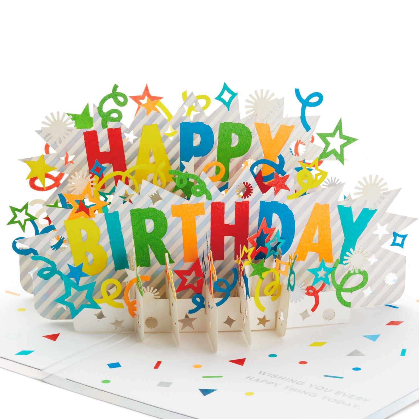 Happy Birthday Cake 3D Pop-Up Birthday Card - Greeting Cards - Hallmark