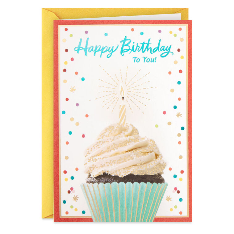 Perfectly Celebrated and Completely Happy Birthday Card