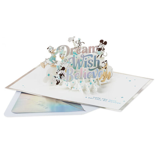 Disney 100 Years of Wonder Day Full of Wonder 3D Pop-Up Card, 