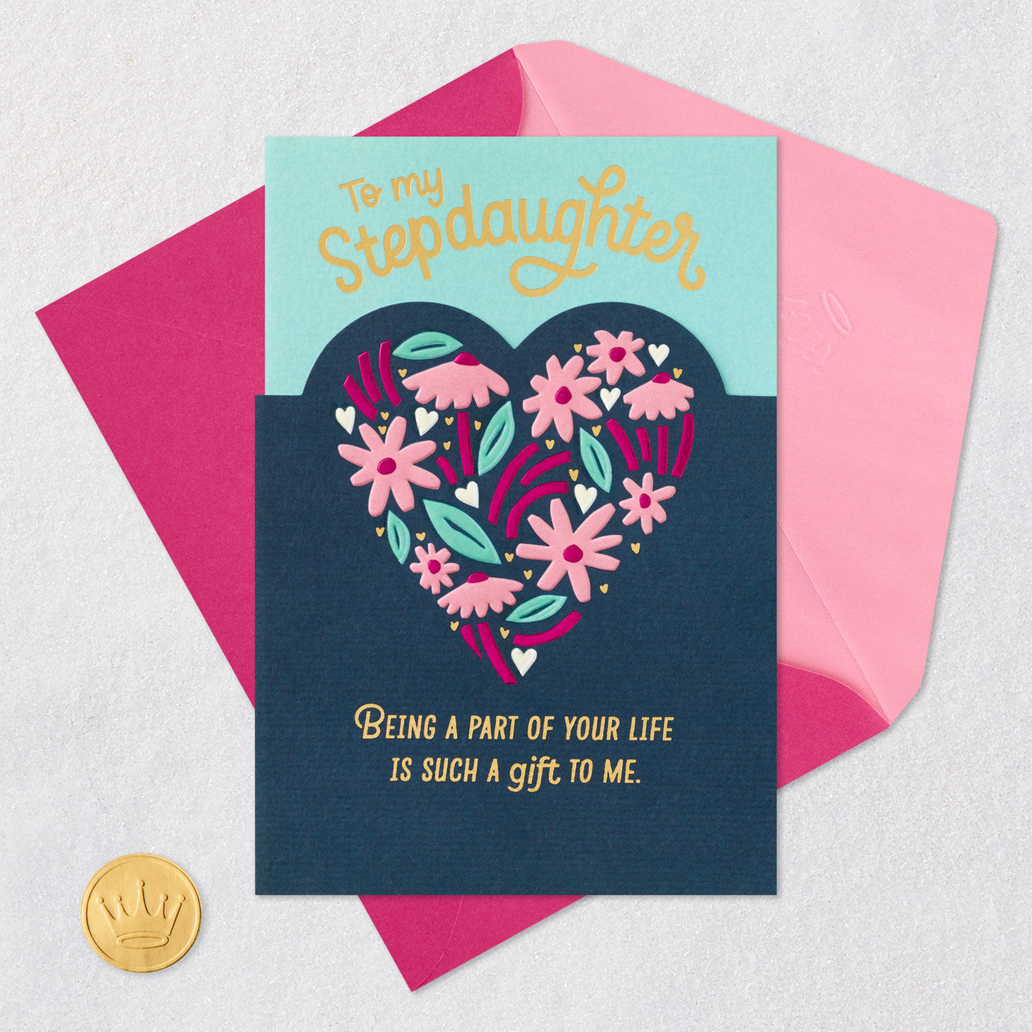 So Happy To Know You Birthday Card for Stepdaughter, , large image number 6