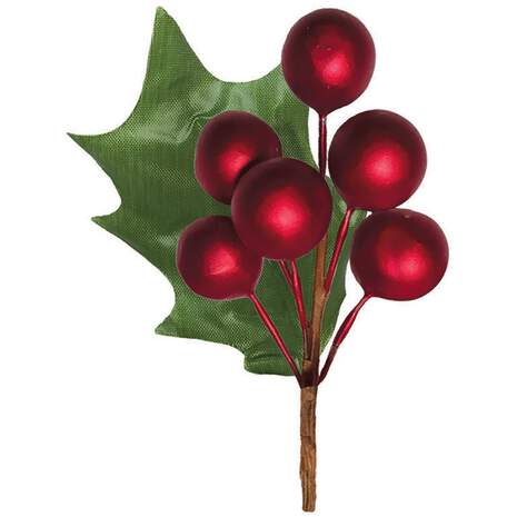 Holly Berries Gift Trim, , large