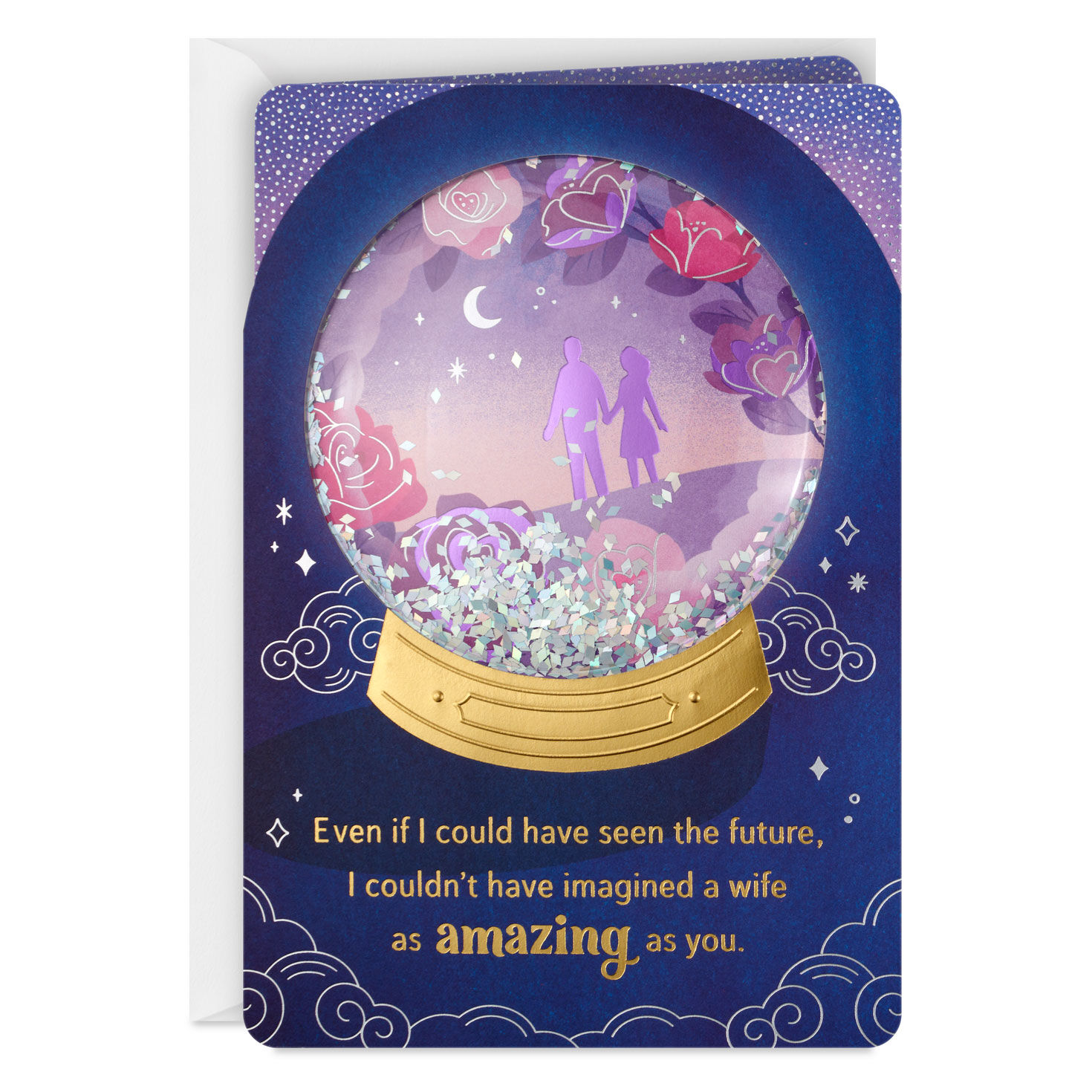 Amazed and Grateful Anniversary Card for Wife