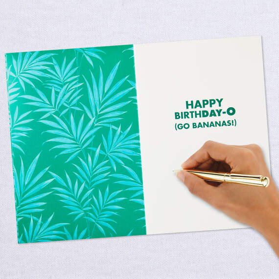 Go Bananas Funny Musical Birthday Card With Motion, , large image number 6