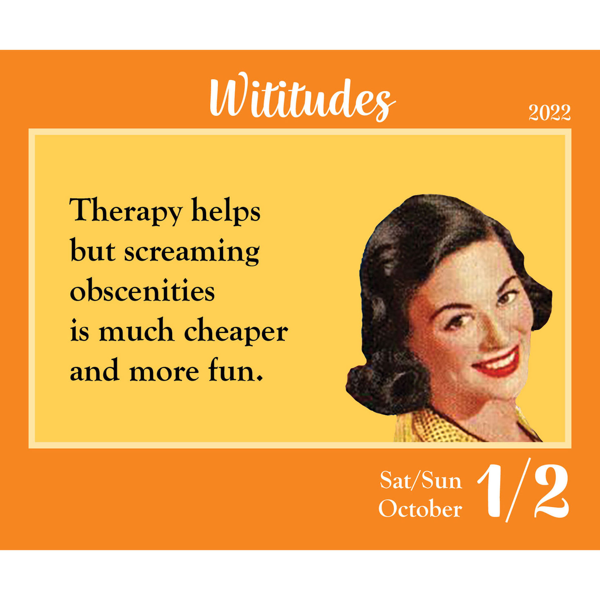 Wititudes Daily Desktop Calendar, 2022 Calendars & Planners Hallmark