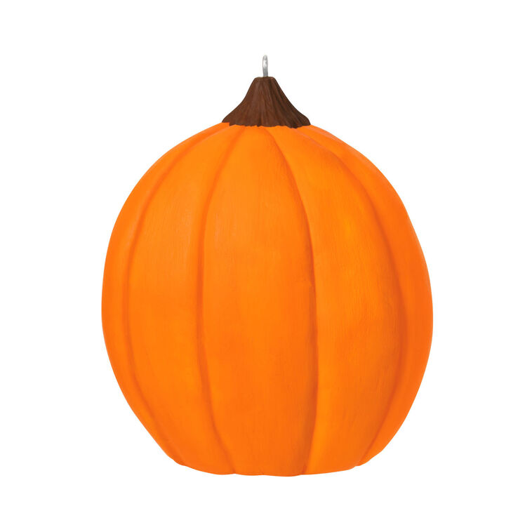 Devil Pumpkin Keepsake Ornament Back image number 4