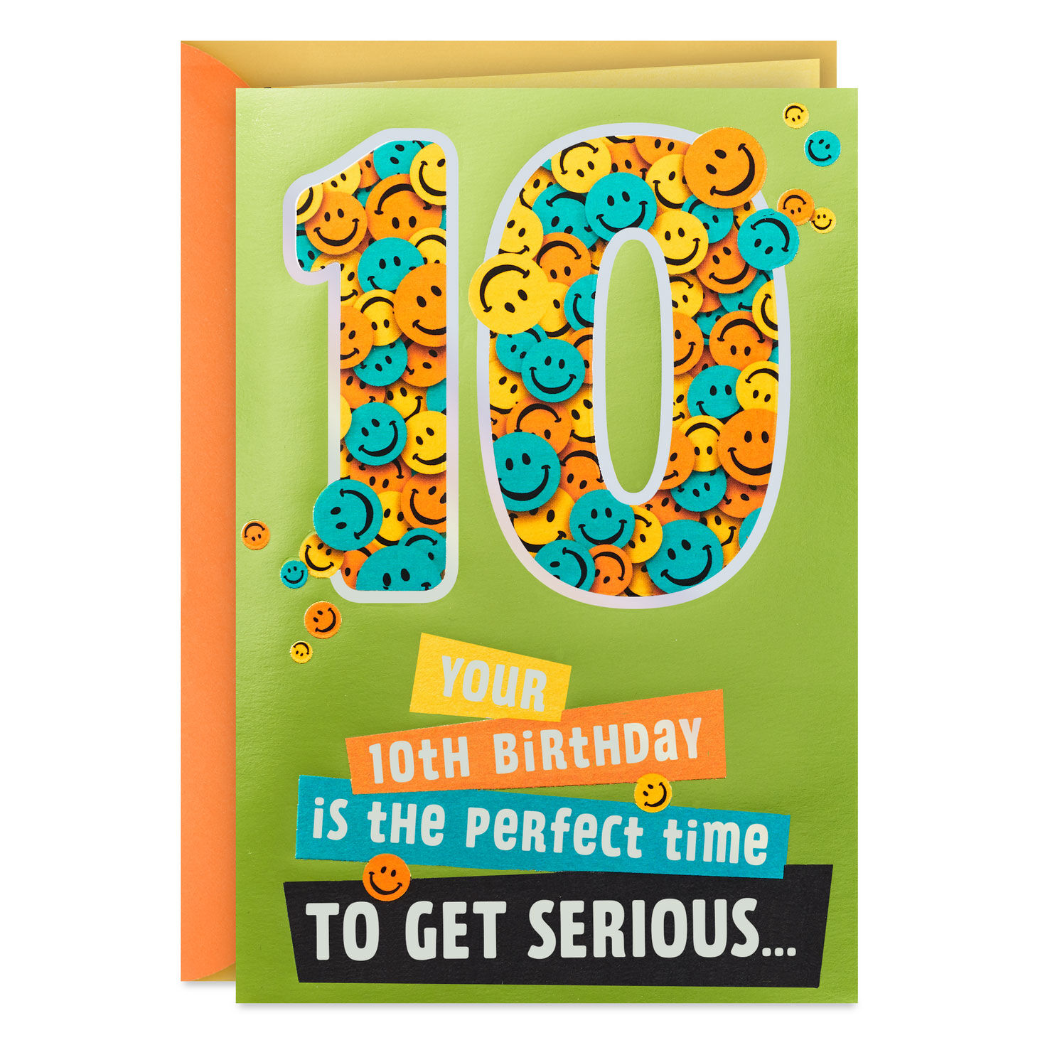 Serious Fun Pop-Up 10th Birthday Card