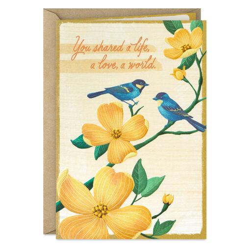 You Shared So Much Together Sympathy Card for Loss of Spouse, 
