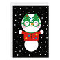 Modern Snowman Custom Holiday Card, , large image number 1