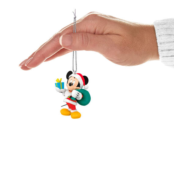 Disney All About Mickey! Santa Mickey Ornament, , large image number 4