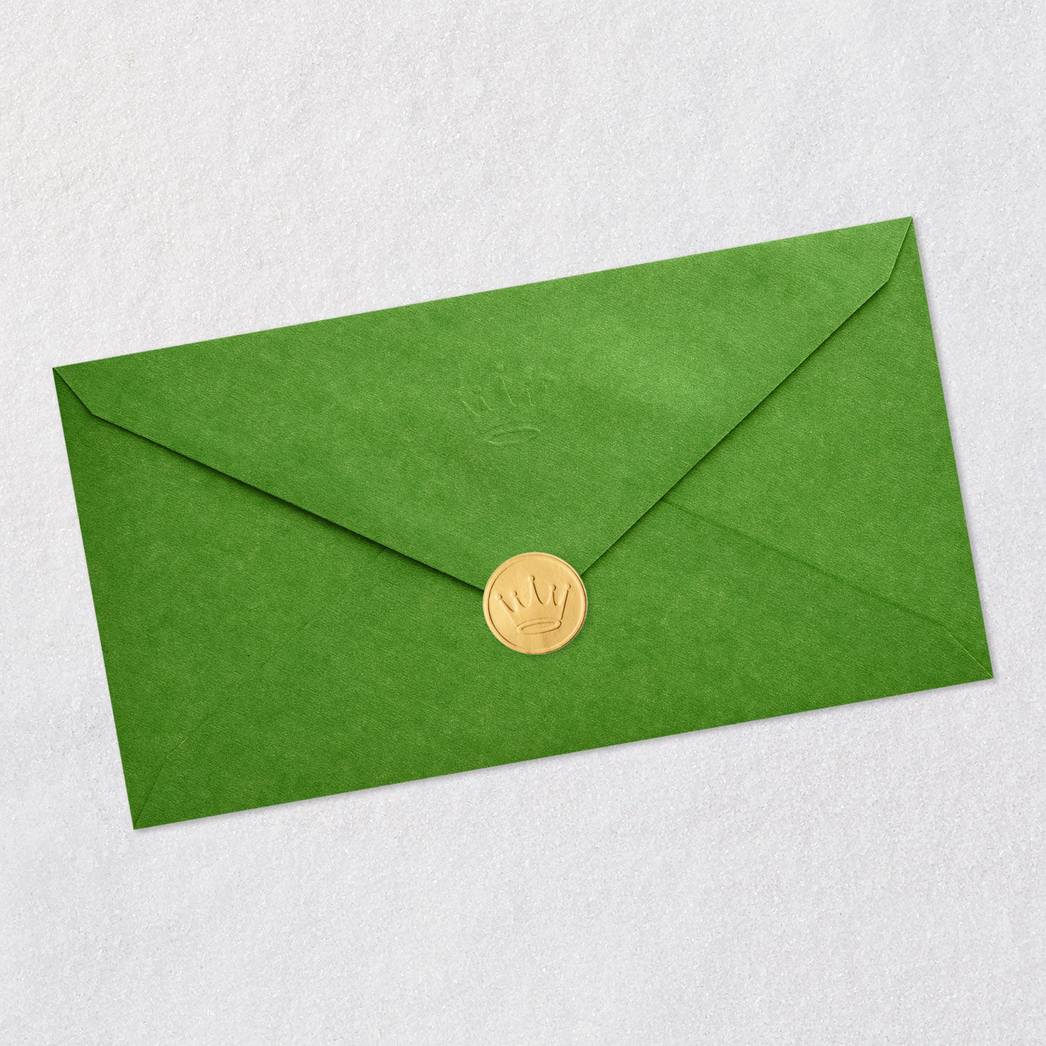 Teal Jingle Bells Christmas Gift Card Holder Envelope Back with Seal image number 8