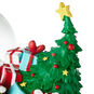 Grinch With Max on Sleigh Musical Snow Globe Figurine closeup view image number 5
