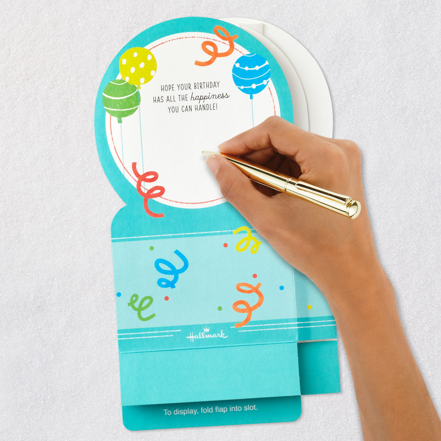 All the Happiness Snow Globe Musical 3D Birthday Card With Motion for only USD 12.99 | Hallmark