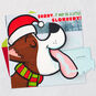 Dog's Tongue Pop-Up Money Holder Christmas Card Open card with envelope image number 2