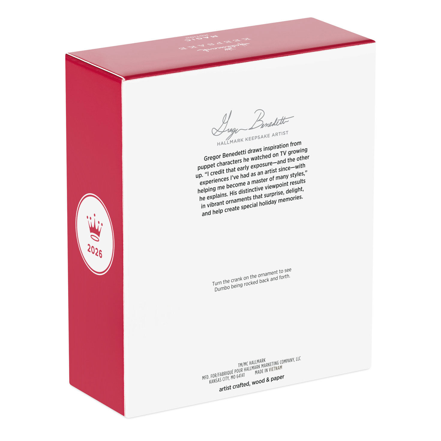 Dumbo in Circus Car Keepsake Ornament  image number 8