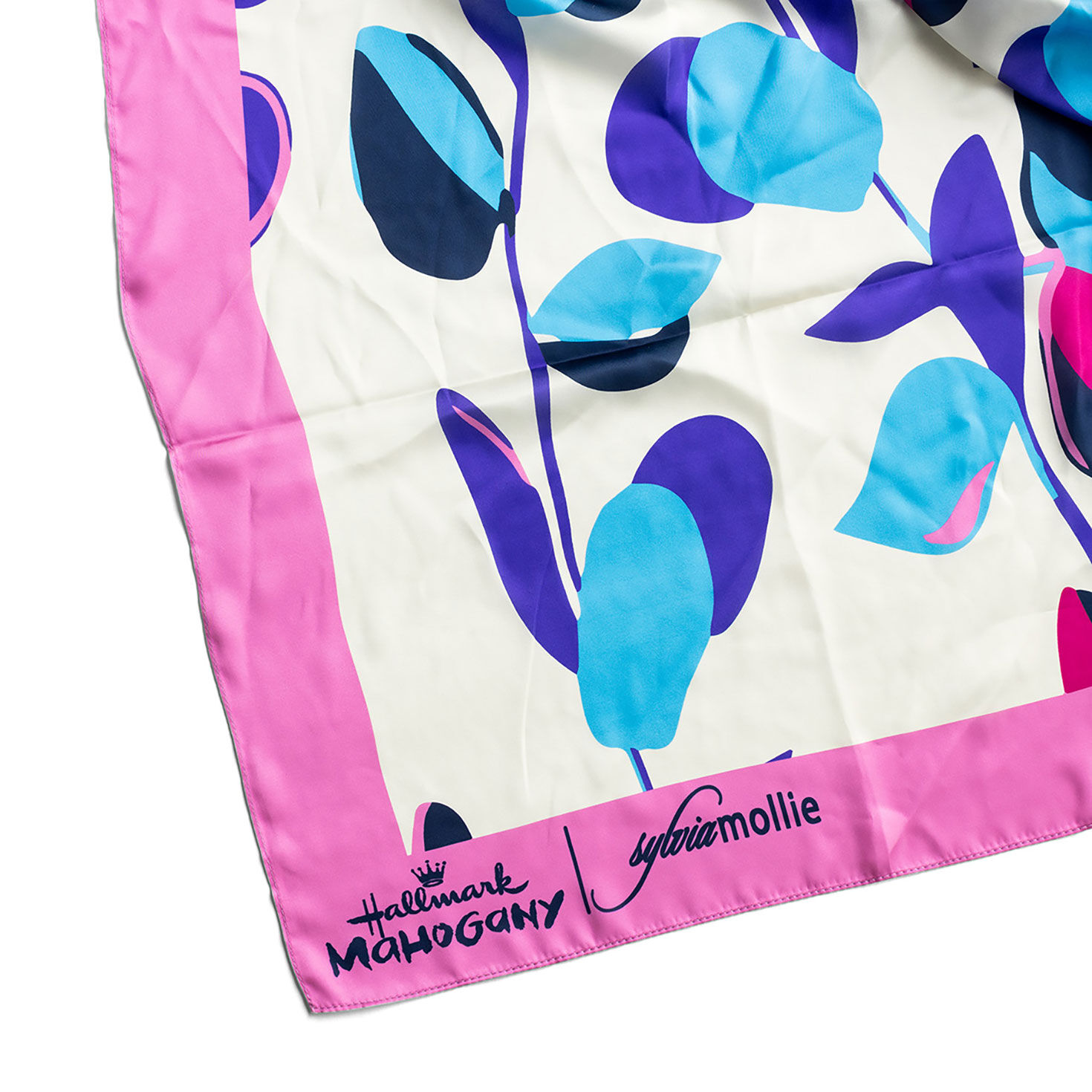 Sylvia Mollie Vibrant Vines Floral Scarf, Vibrant Vines Floral, large image number 3