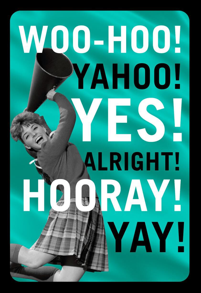 Happy Cheerleader Funny Congratulations Card