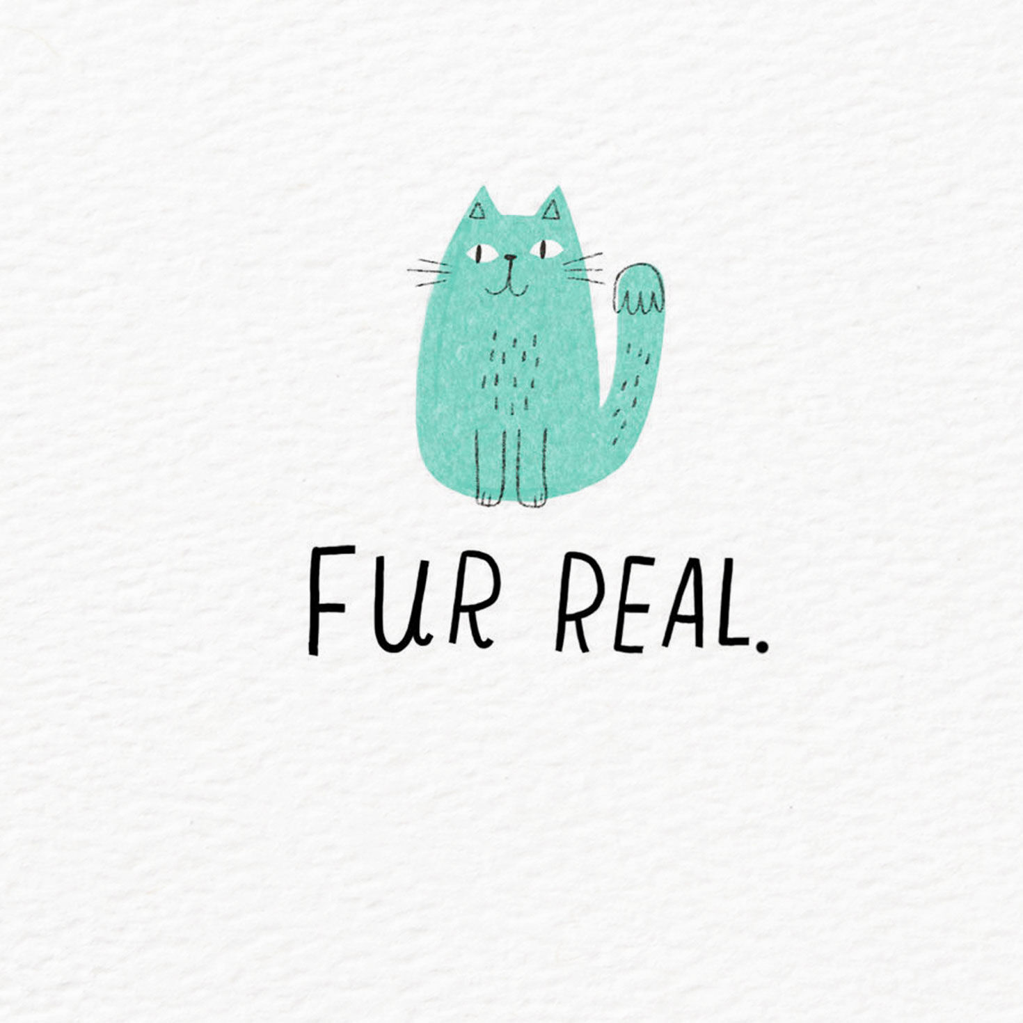 Cute Dogs, Cats, Bird, Fish, Rabbit Card for Pet Dad Sentiment image number 2