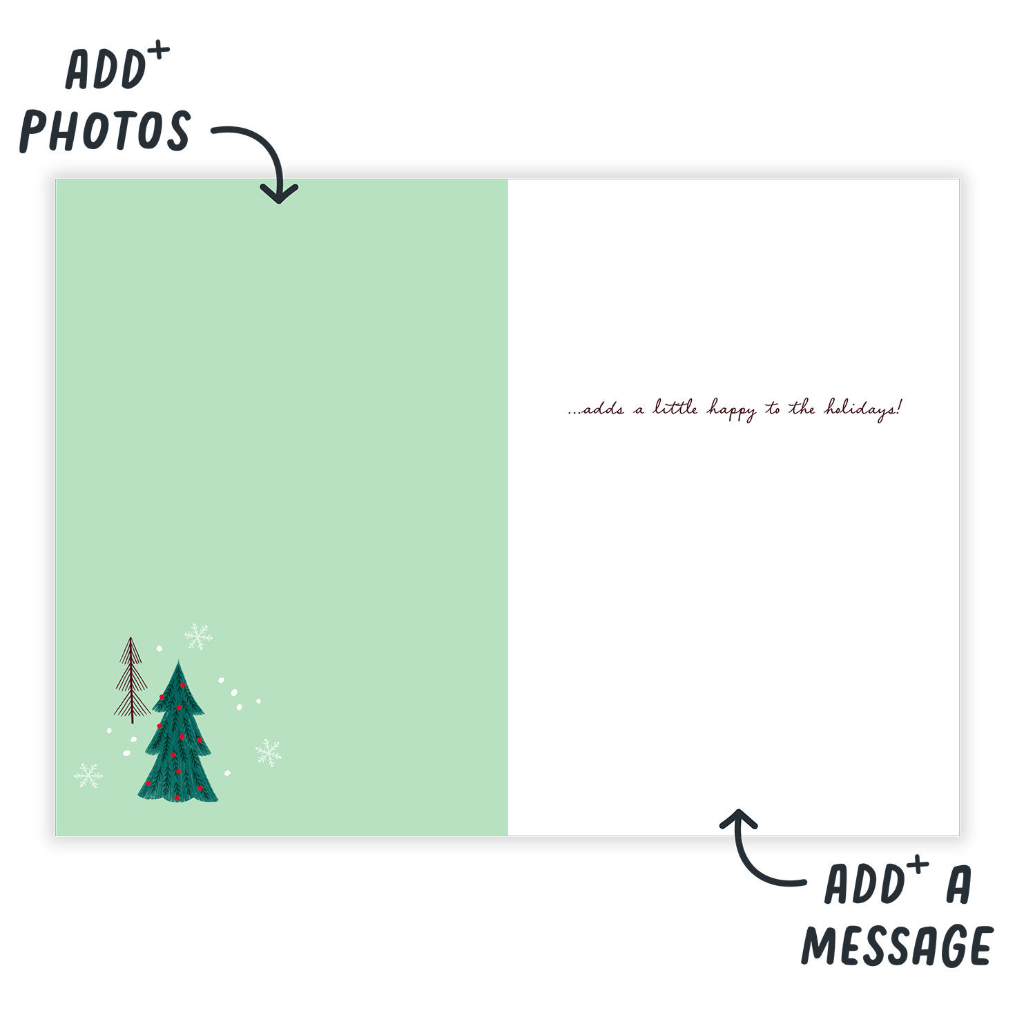 Thinking of You Snowy Village Holiday eCard, , large image number 3