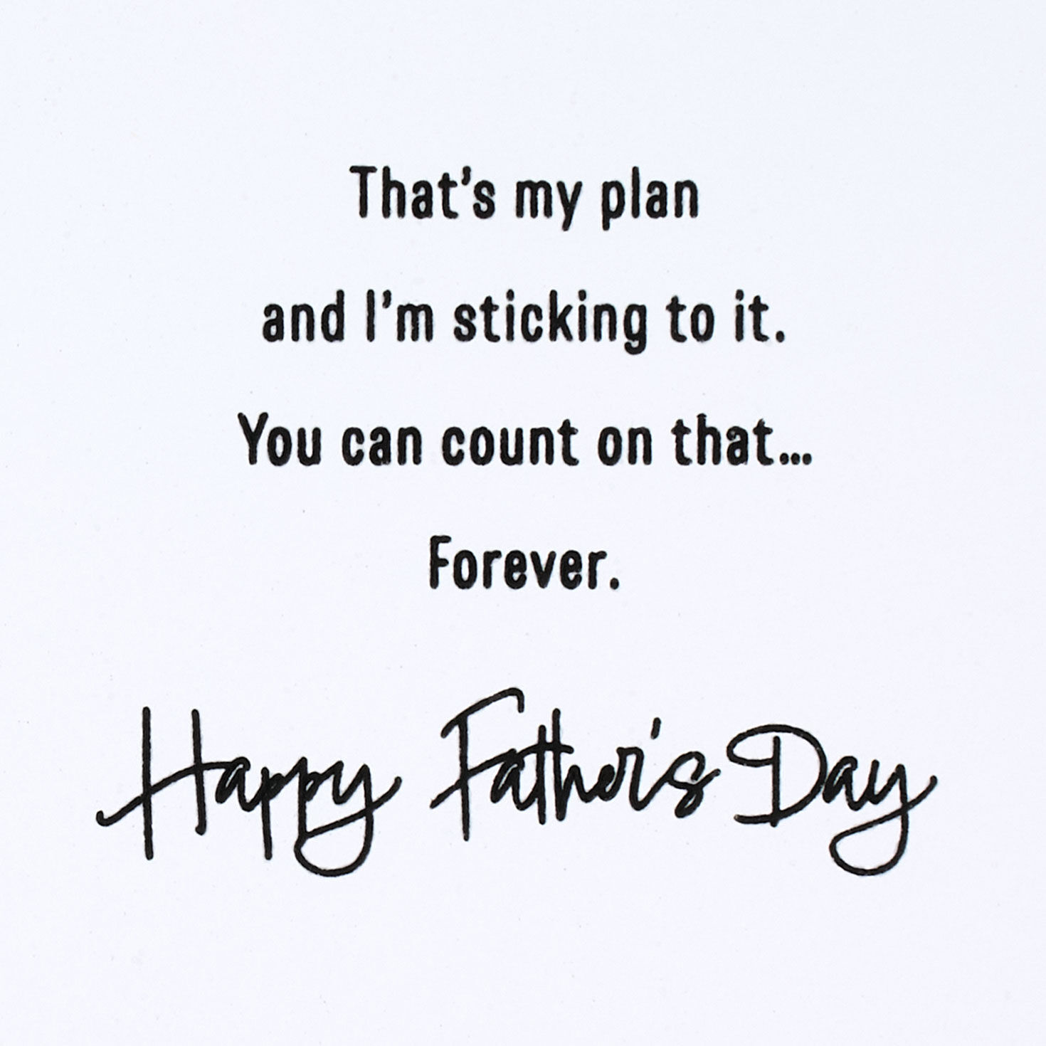 Gold Sun on Black Father's Day Card Sentiment image number 3