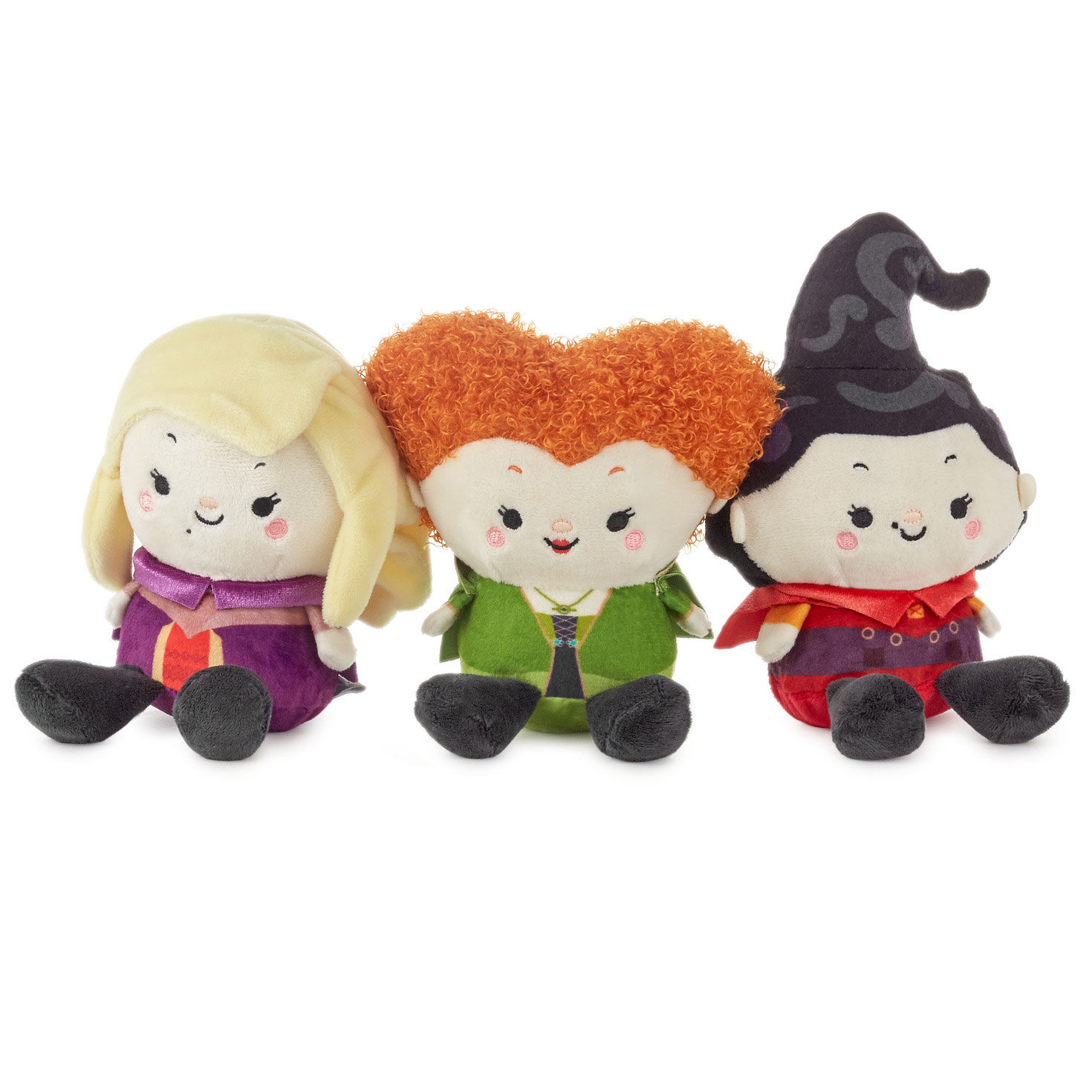 Better Together Disney Hocus Pocus Sanderson Sisters Plush, Set of 3