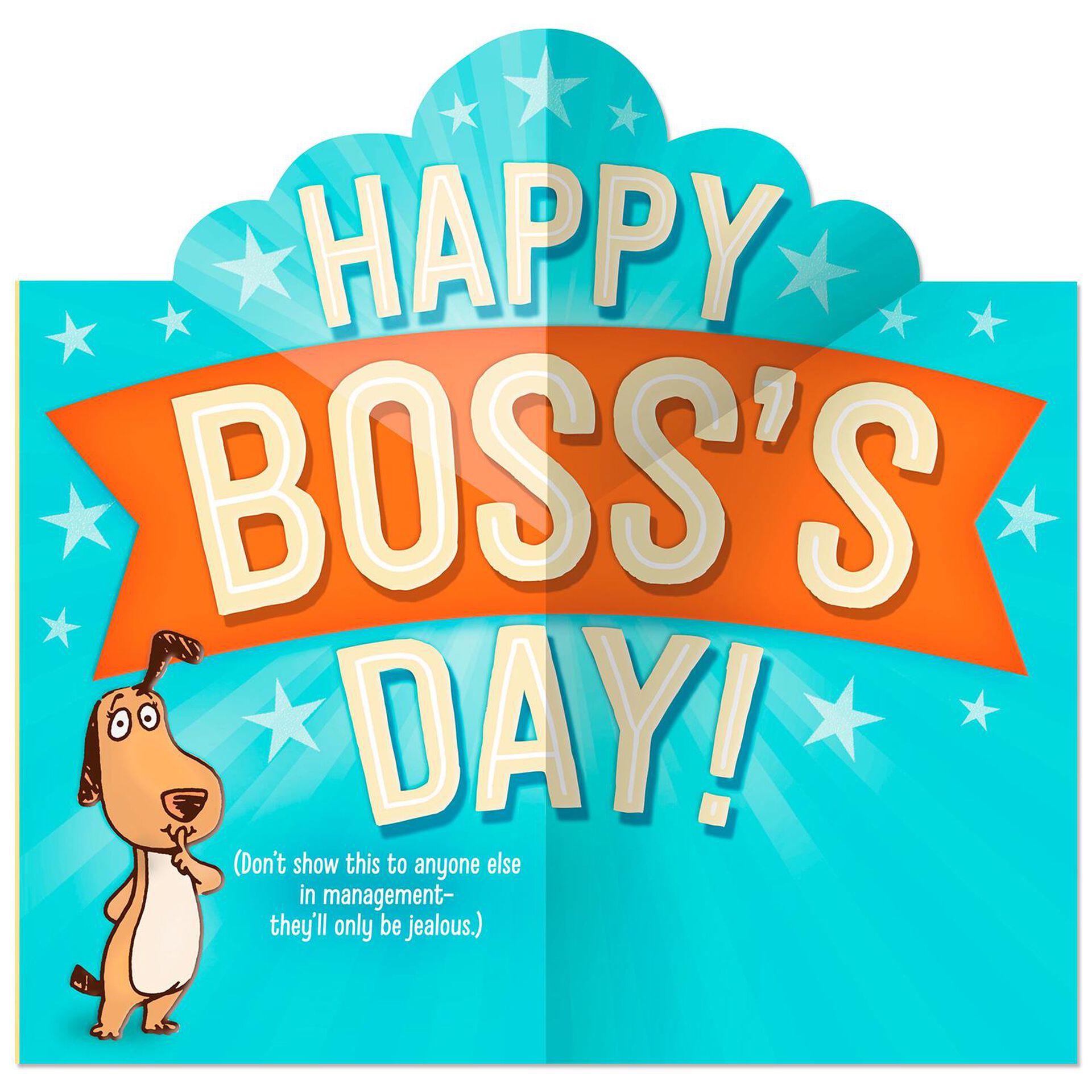 For an Awesome Boss Pop Up Boss's Day Card - Greeting Cards - Hallmark