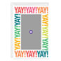 Personalized Colorful Yays Celebrate Blank Photo Card  image number 3