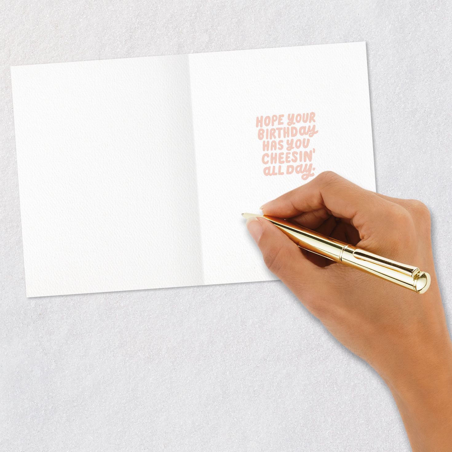 Cheesin' All Day Funny Birthday Card for only USD 3.99 | Hallmark