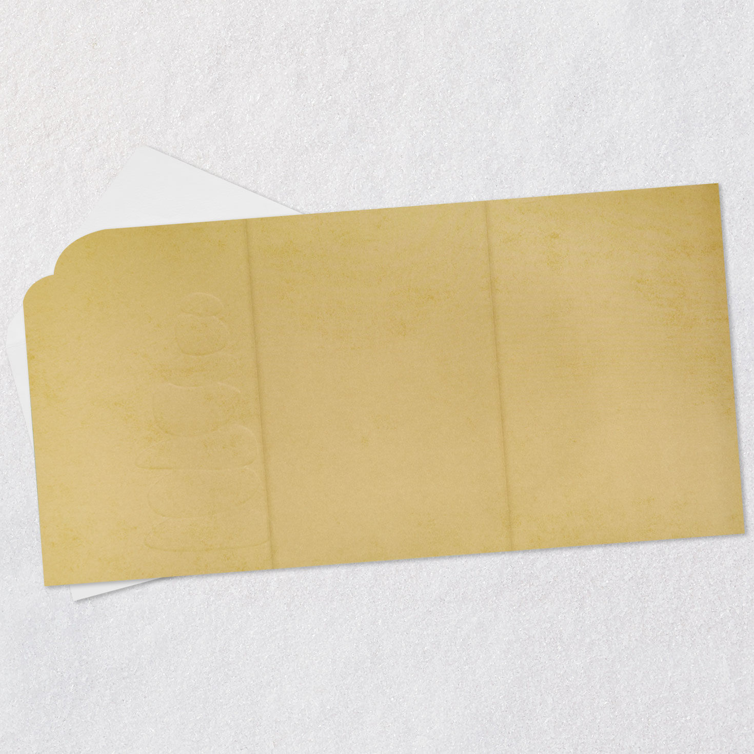 Stacked Stones Between You and Me Encouragement Card Open card with envelope image number 4