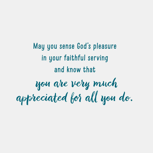 The Lord Has Called You Religious Clergy Appreciation Card for Pastor, 
