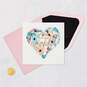 You Are So Loved Floral Heart Blank Love Card, , large image number 4