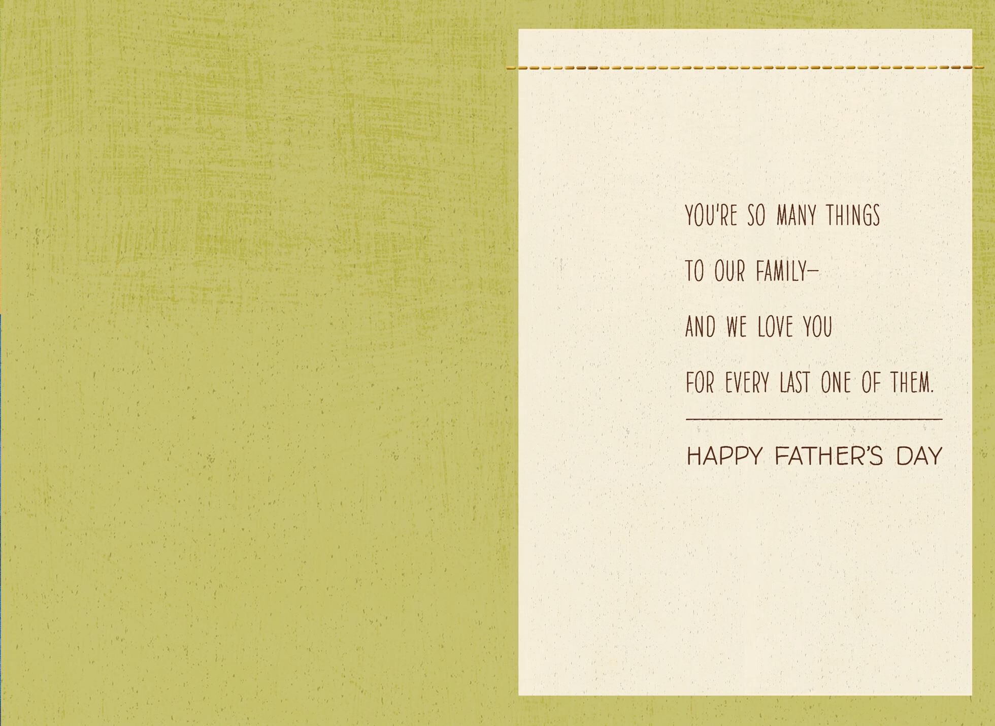 You're an Inspiration Father's Day Card for Grandpa