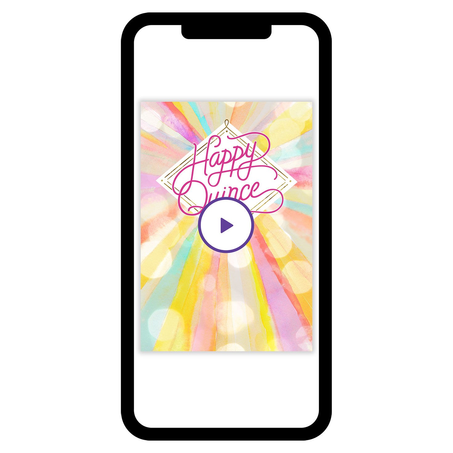 Shine Your Light Quinceañera eCard