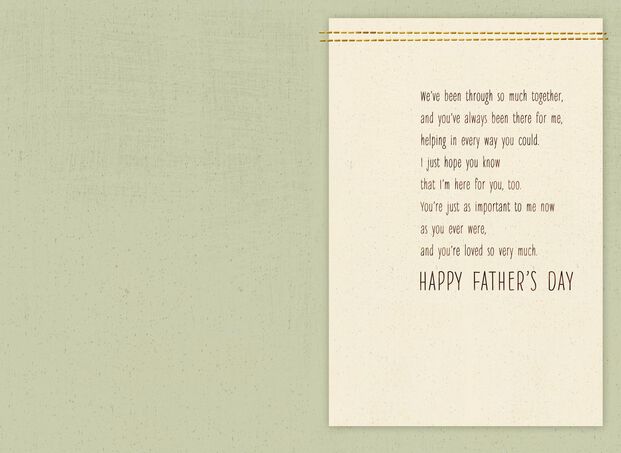 JUST LIKE A DAD TO ME Fd4 Father’s Day Card