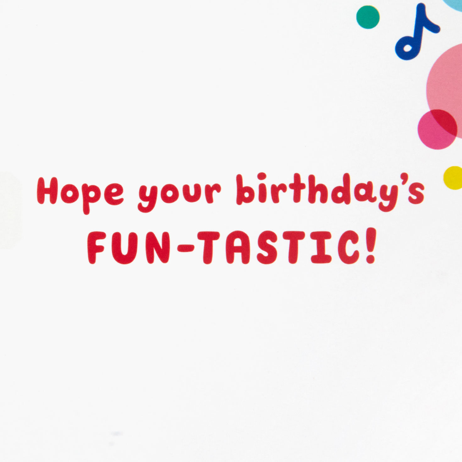 Disney Minnie Mouse Musical 4th Birthday Card sentiment image number 2