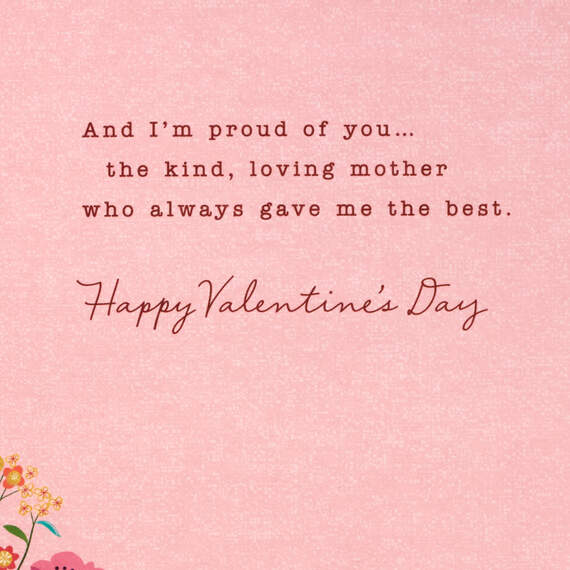 Proud to Be Your Daughter Valentine's Day Card for Mother, , large image number 3