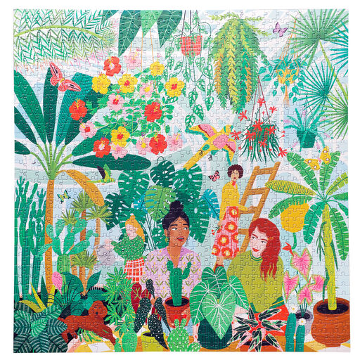 Plant Ladies 1000-Piece Square Jigsaw Puzzle, 