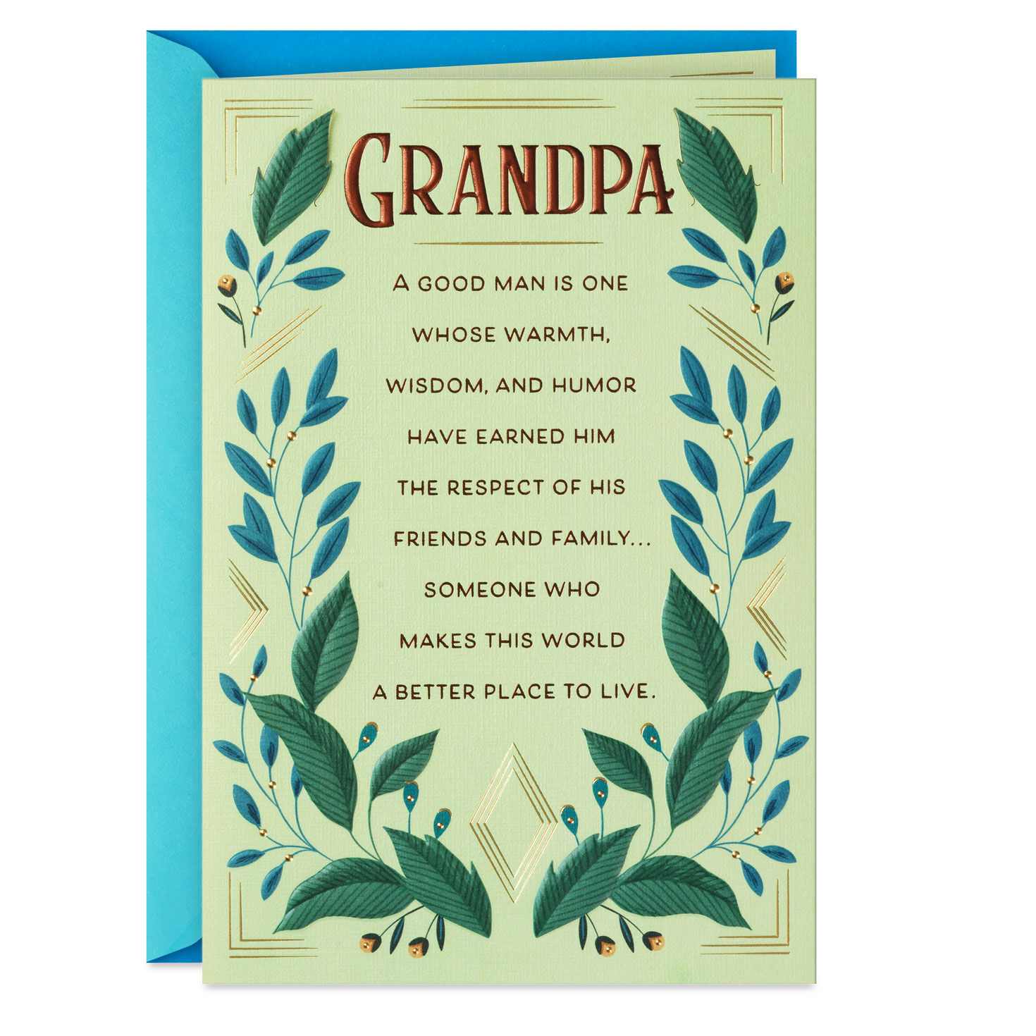You're the Kind of Man Who Makes a Difference Father's Day Card for Grandpa
