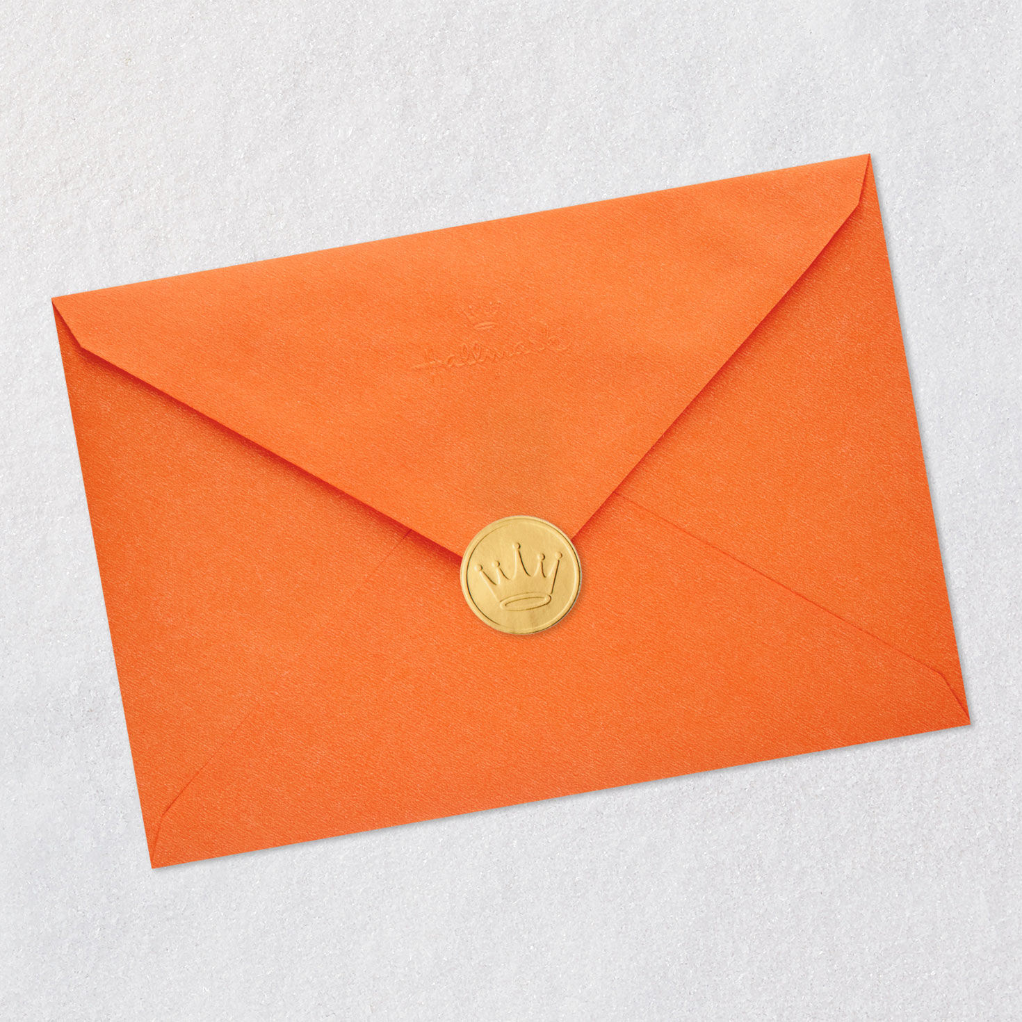 Spider on Pumpkin Happy Halloween Card Envelope Back with Seal image number 7