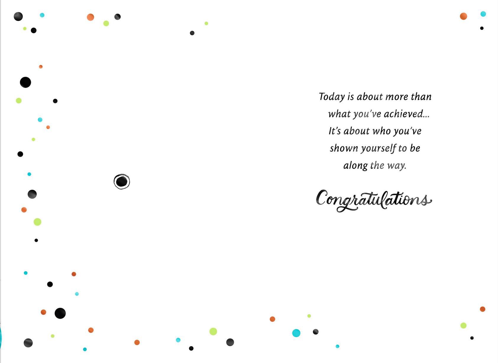 Extraordinary Peacock Congratulations Card