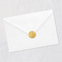 Gold Chalice and Grapes on Blue First Communion Card Envelope Back with Seal image number 9