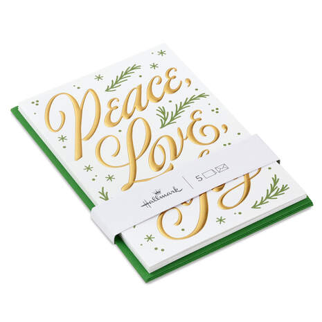 The Best and Simplest Gifts Packaged Christmas Cards, Set of 5, , large