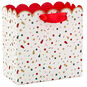 Christmas Confetti Medium Square Gift Bag Back image number 6