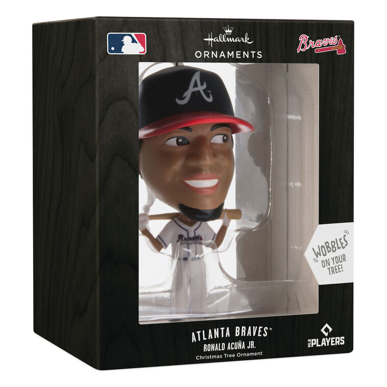 MLB Atlanta Braves™ Ronald Acuña Jr. Bobblehead Ornament, , large image number 6