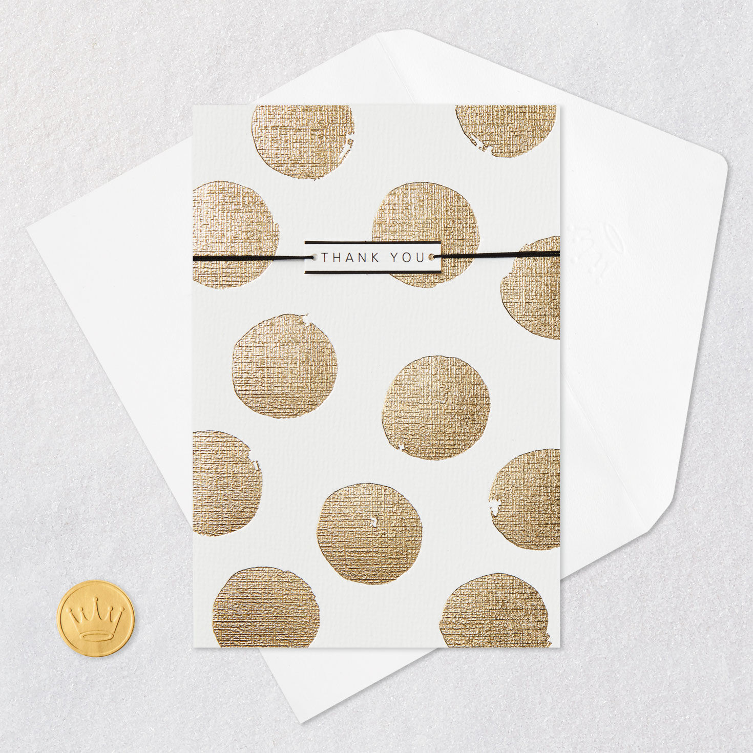 Elegant Gold Dots Thank You Card for only USD 6.59 | Hallmark