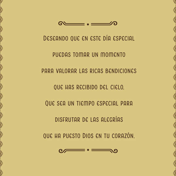 Seashells Spanish-Language Religious Father's Day Card, , large image number 2